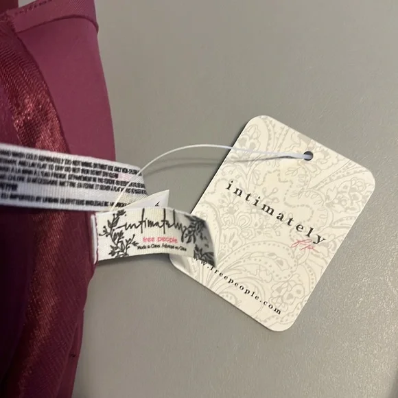 SOLD—Intimately Free People Naomi Underwire Bralette NWT Color Rose Size Small - Picture 9 of 9